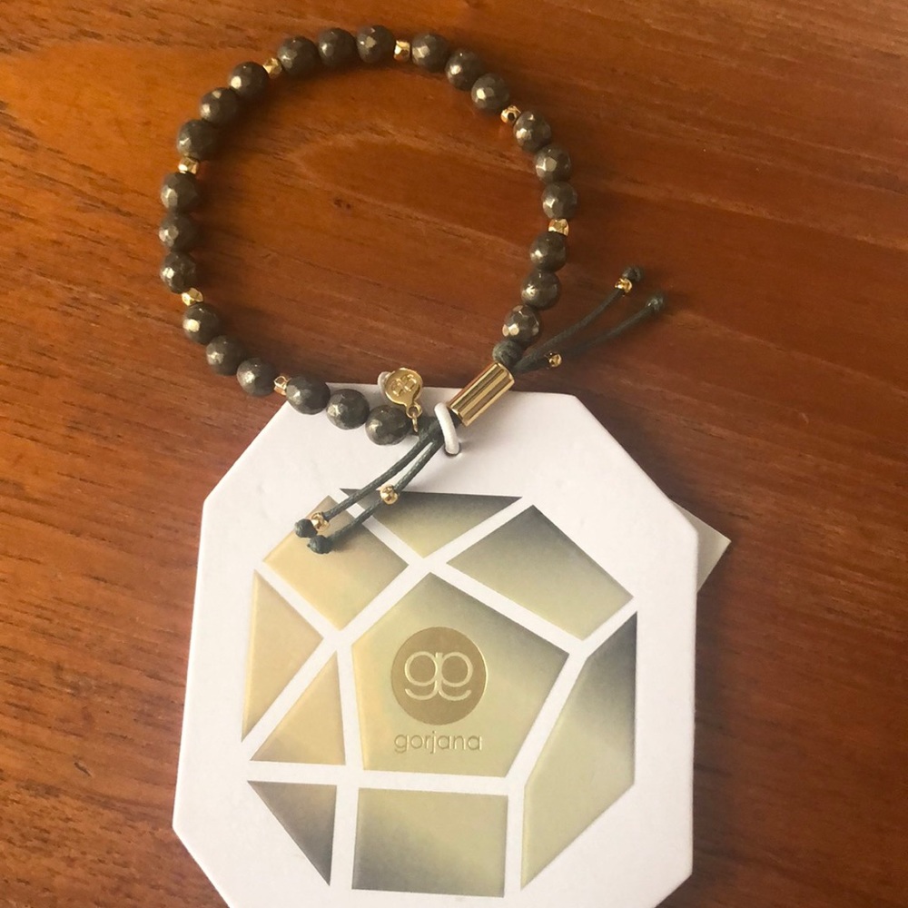 New Gorjana power gemstone bracelet - Pyrite